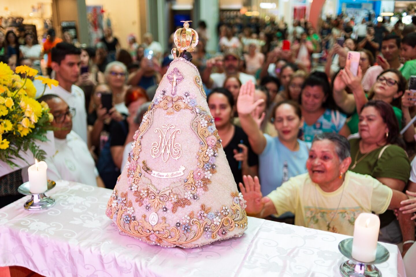 Parque Shopping Belém recebe visita da Imagem Peregrina de N. Sra. de Nazaré neste sábado (12)