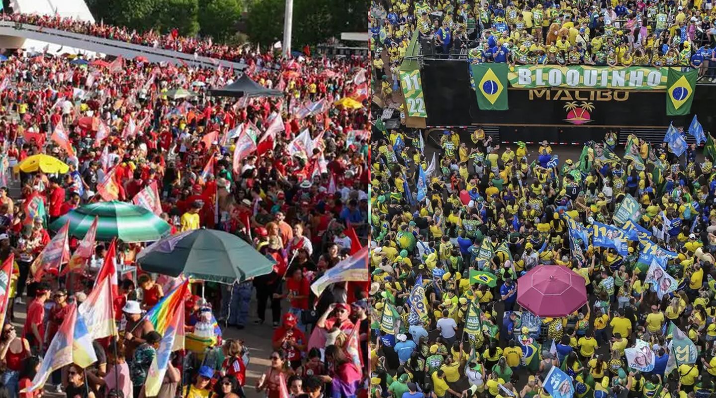 Em Brasília, atos por Lula e Flávio ficam a 2 km de distância